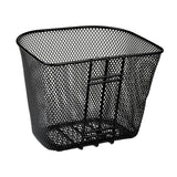 Black wire front basket designed for Merits Mini Coupe (S539/S549), Pioneer 2 Twin (S246), and Pioneer 5 DLX (S541) mobility scooters, ideal for carrying items while on the move.