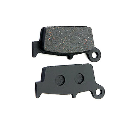 Front Brake Pads for the KYMCO ZX 50, showcasing a pair of black brake pads with a close-up view highlighting their texture and detailing, perfect for replacing worn-out parts on your scooter.