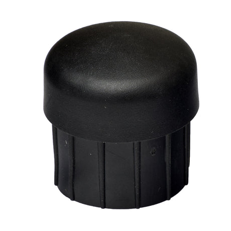 Front Bumper Cap for the Go-Go Ultra (SC40U), a small black plastic cap designed to protect the scooter frame from dirt and moisture, featuring a cylindrical shape with a central hole.