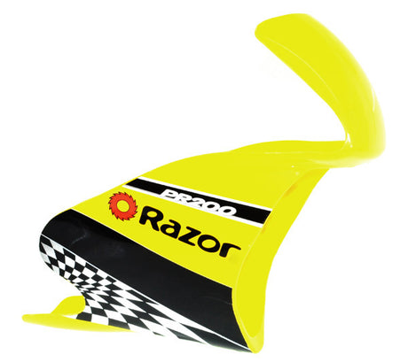 Front Fairing for Razor Pocket Rocket, featuring a sleek, aerodynamic design, ideal for enhancing the scooter’s front aesthetics and protection.