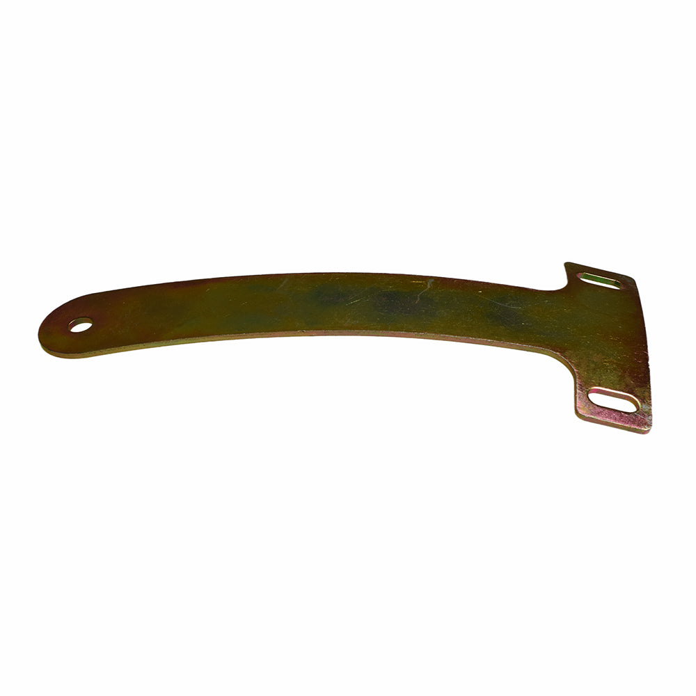 Front Fender Bracket for the Baja Mini Bike MB165 & MB200, showing a close-up of the green metal tool, essential for front wheel support on mini or pit bikes.