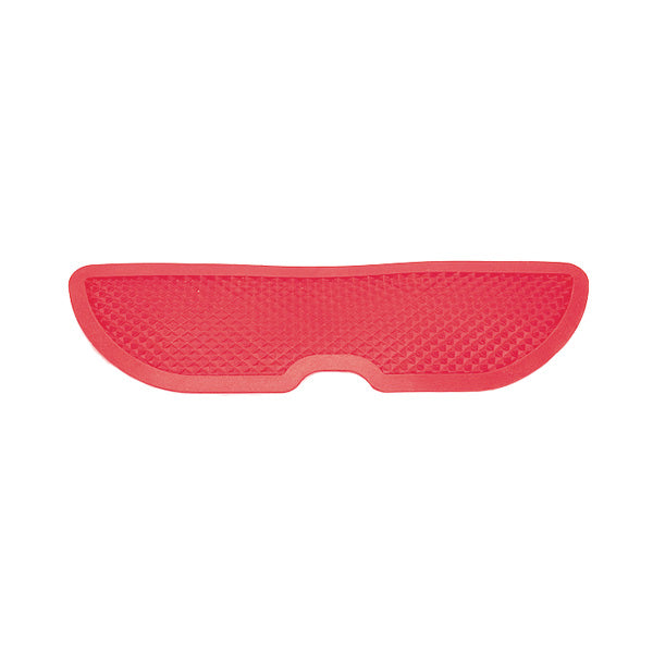 Red Floor Rubber Insert for the Motovox MVS10, designed for the scooter deck front, shown as a silicone-like pad with a distinct border.