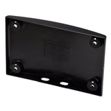 Front Panel for the Baja Doodle Bug (DB30R) mini bike, a black rectangular plastic shield with screws, featuring numbers and letters, designed for the second-generation angle-frame Bug.