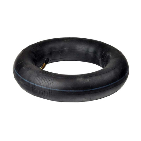 110/90/65-6.5 Front/Rear Inner Tube with Angled Valve Stem for the Jetson® Junior Mini Bike, showcasing a black rubber tube with a blue line and an angled metal valve stem.