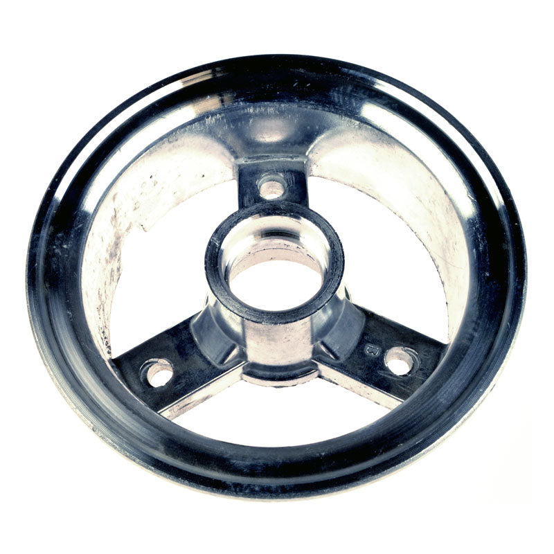 Front Rim (Right Side) for the Motovox MVS10 Stand Up Scooter: A close-up view shows a metal wheel with multiple holes, designed as a two-piece assembly for the scooter's front right side.