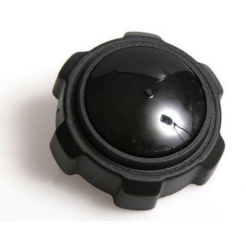 Fuel Cap for Arctic Cat Snowmobiles (1984-2008) - a close-up of a black, round fuel cap with a circular top, essential for a secure fit on compatible snowmobile models.