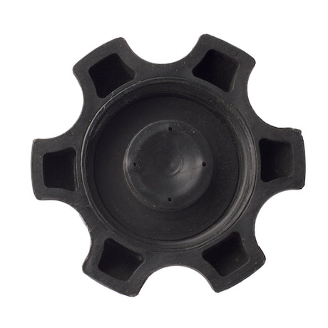 Fuel Tank Cap (Gas Cap) for Baja 49 (BA49) ATV - VIN Prefix LLC, featuring a black gear-like design with multiple holes, suitable for various Chinese dirt bikes and ATVs.