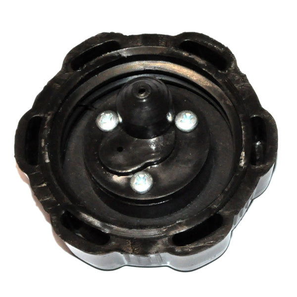 Fuel Tank Cap (Gas Cap) for Baja 90 (BA90) ATV - VIN Prefix L5DS, featuring a black round design with visible screws, compatible with various Chinese dirt bikes and ATVs.