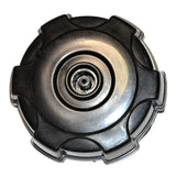 Fuel Tank Cap (Gas Cap) for 90cc Baja Wilderness 90 ATVs; a black and silver circular object, designed for compatibility with various Baja models and other Chinese-made ATVs.