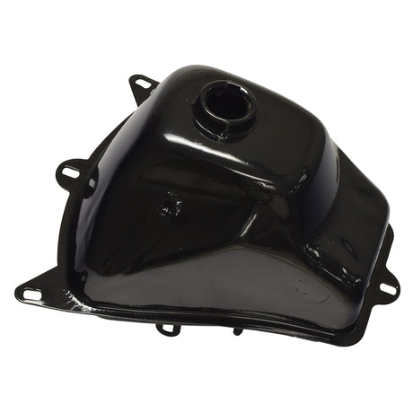 Fuel Tank for the Motovox MVX70 Pit Bike, shown as a black metal tank with multiple holes, specifically designed to hold 3.08 liters of fuel. Tank cap not included.