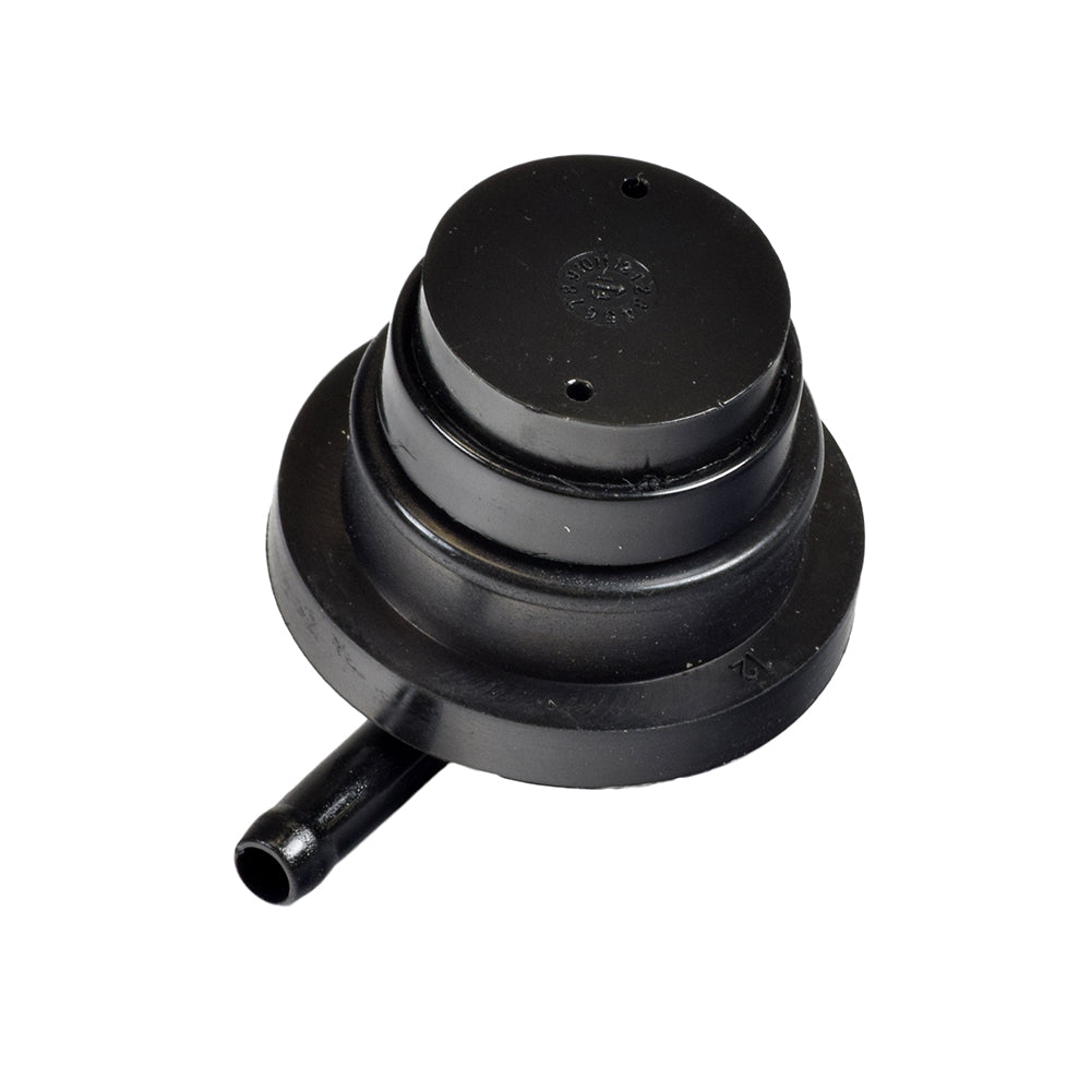 Fuel Tank Valve for 6.5 Hp Go-Kart & Mini Bike Engines featuring a black round valve with a tube and numbered arrows, designed for Baja MB165 & MB200 models.