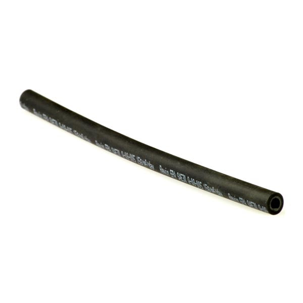 Fuel Tube for the Baja MB200 mini bike, shown as a black tube with white text, essential for replacement needs.