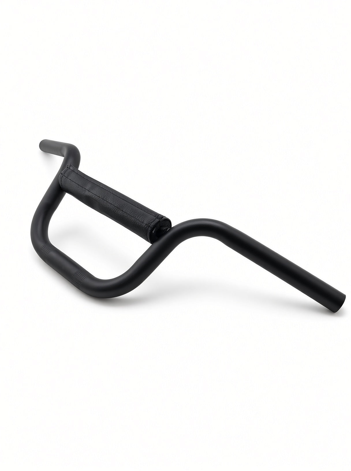 Black 6-inch rise handlebars with crossbar pad for the Hiboy DK1