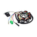 Bobine Stator Magnétique 3 Broches 5 Fils AC 6 Pôles - Pour Moteur GY6 125cc 150cc Scooter, ATV, Go-kart - Compatible TaoTao - 2