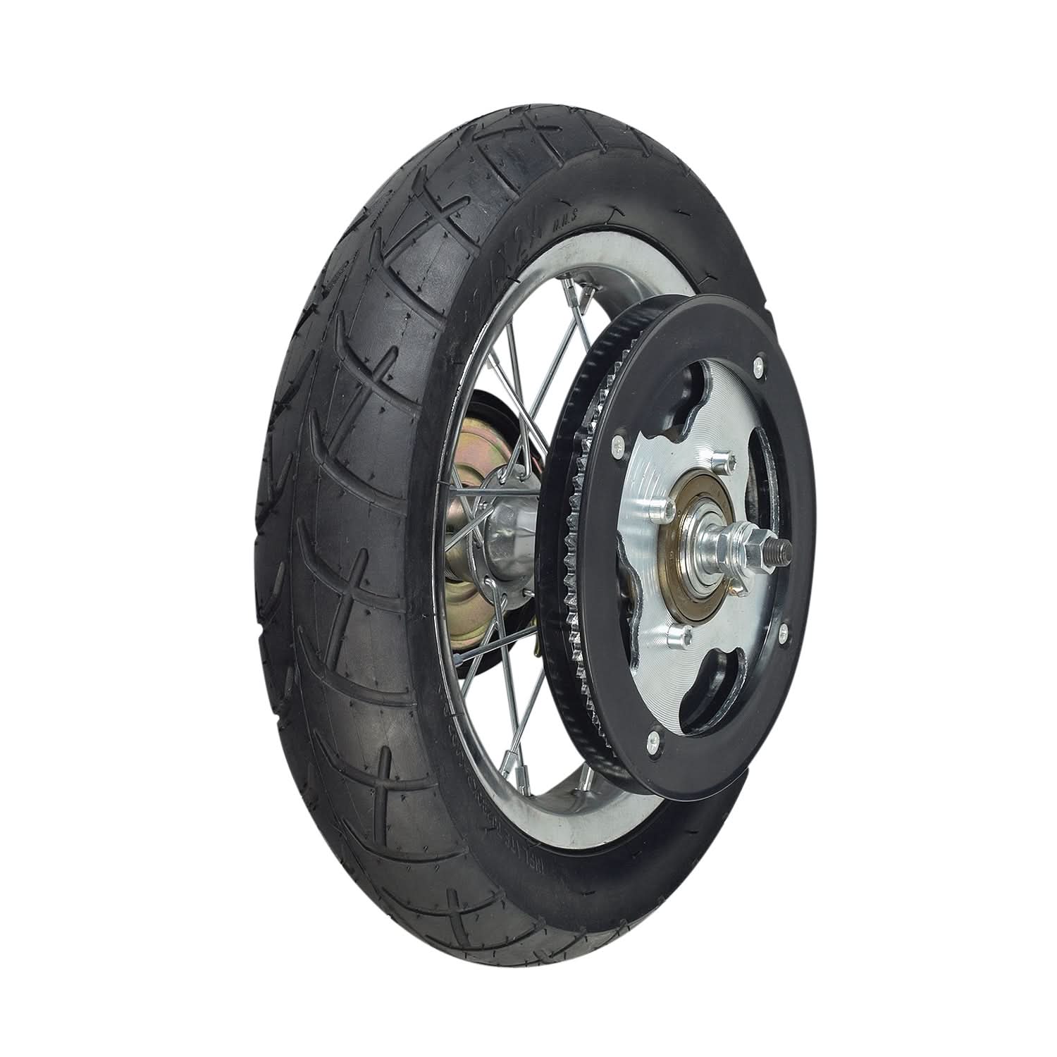 Rear Wheel Assembly with Wire Spoke Rim for the Razor Pocket Mod (Vers ...