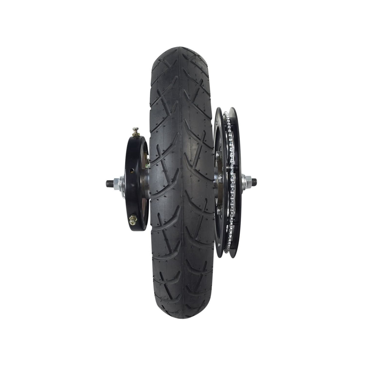 Monster Wheel Razor Rear Wheel Assembly with Wire Spoke Rim for the Razor Pocket Mod (Vers ...
