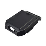 Battery Box Rear for the Golden LiteRider Mini (GL109) Scooter, featuring a black plastic box with ventilation holes, designed to securely house 12 Ah or 15 Ah batteries.