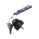 Keys for the Golden Buzzaround CarryOn (GB120) shown on a key chain with a key ring and key holder, ideal for replacing lost or broken keys for your mobility scooter.