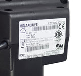 Close-up of the Lift Motor Assembly for Golden Comforter Wide Lift Chairs, featuring the OKIN DeltaDrive motor with a visible label and black surface details.