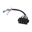 Front Intermediate Motor Harness for Golden Companion I (GC240) & II (GC340, GC440) Scooters; a black cable with exposed red and white wires for easy installation and connection.