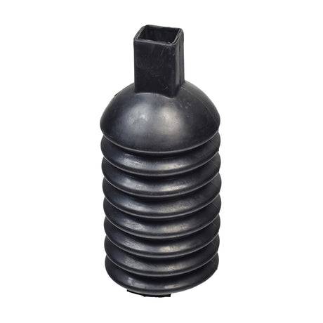 Tiller Boot for the Golden Technologies Companion I & II (GC221, GC321, GC421) - A black rubber unit with a square tube and white cap, designed to weather-proof tiller components.