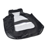 18x16 Black Vinyl Seat Base Cover for Golden Technologies Buzzaround and LiteRider Scooters, featuring a sleek design ideal for replacing damaged seat covers on these scooter models.