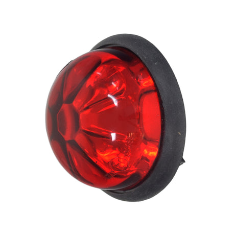 Taillight Assembly for the Golden Companion I (GC221) & Companion II (GC321, GC421) featuring a red lens, silver base, and black rubber gasket.