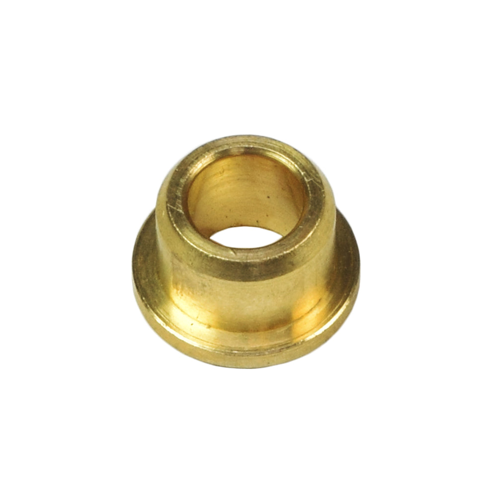 Brass Bushing for the Golden Technologies Companion II (GC440) Tiller Assembly, featuring a close-up of a brass, gold-toned metal object with a central hole, essential for mobility scooter maintenance.