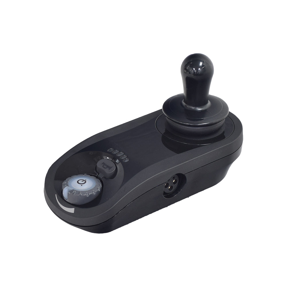 40 Amp Dynamic LiNX Joystick Control for Golden Compass Sport (GP605CC/GP605SS) & LiteRider Envy (GP162) Power Chairs, featuring a sleek black joystick with a large hand rest area and accessible controls.