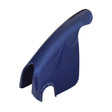 Front Fender for the Golden Technologies Compass (GP600) & Compass HD (GP620) power chairs, showing a close-up of the blue plastic caster arm shroud with a central hole and smooth design.