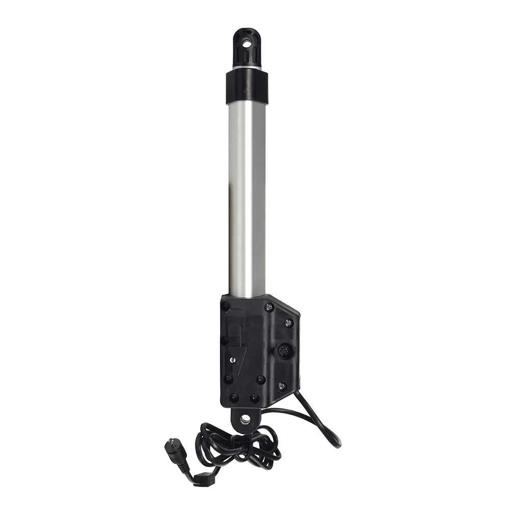 Close-up of the Richmat motor for Golden Technologies Single Motor Lift Chairs, featuring a durable metal pole and black device component, essential for reliable lift functions.