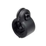 Mirror Mounting Bracket for the Golden Buzzaround, Companion, & LiteRider Series Scooters, featuring a black plastic ring with a central hole and a nut for secure attachment to the tiller handlebar.