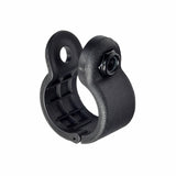 Mirror Mounting Bracket for the Golden Buzzaround, Companion, & LiteRider Series Scooters: A black plastic ring with a nut, essential for securely attaching mirrors to the scooter's tiller handlebar.