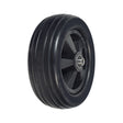 6x2 Black Caster Wheel for the Golden Compass M Series, Alante Series, & LiteRider Series Power Chairs, featuring a metal center and black rim, designed for front or rear use.