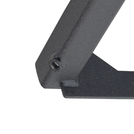 18 Armrest Receiver Tube for the Golden Compass Sport Power Chair, featuring a close-up of a black metal piece with a screw, designed for mounting behind the 18 wide seat base.