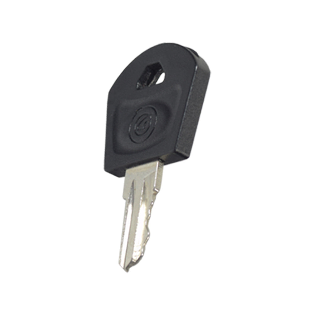 Key for the Drive ZooMe Auto-Flex scooter with a black plastic cover, essential for replacing lost or misplaced keys.