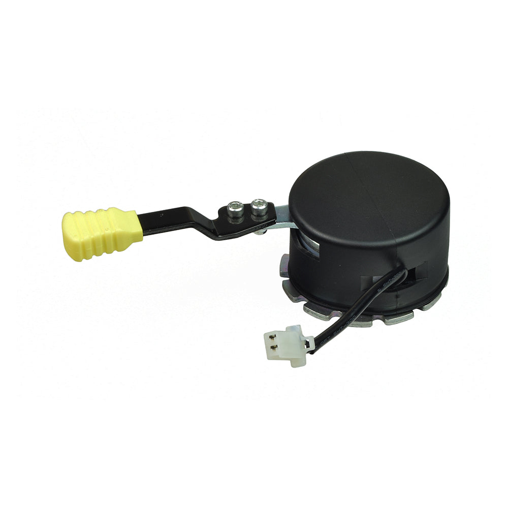 Brake Assembly for the Golden Technologies Buzzaround Lite (GB106), featuring a black circular device with a yellow handle and a visible wire, designed for reliable mobility scooter braking.