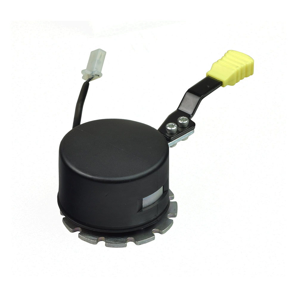 Brake Assembly for the Golden Technologies Buzzaround Lite (GB106) featuring a black circular component with a yellow handle, designed for reliable stopping power and compatibility with the specific Drive Train Assembly, part G45-5417.