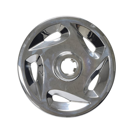 Front Wheel Hub Cap for the Golden Buzzaround Lite (GB106) & Buzzaround XL (GB146), a chromed plastic cap with holes, designed to protect wheel assembly and shield bearings from dirt and moisture.