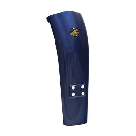 Front Tiller Shroud for the Golden Technologies Companion II (GC440) featuring a blue finish with white dots and a visible logo on its surface.