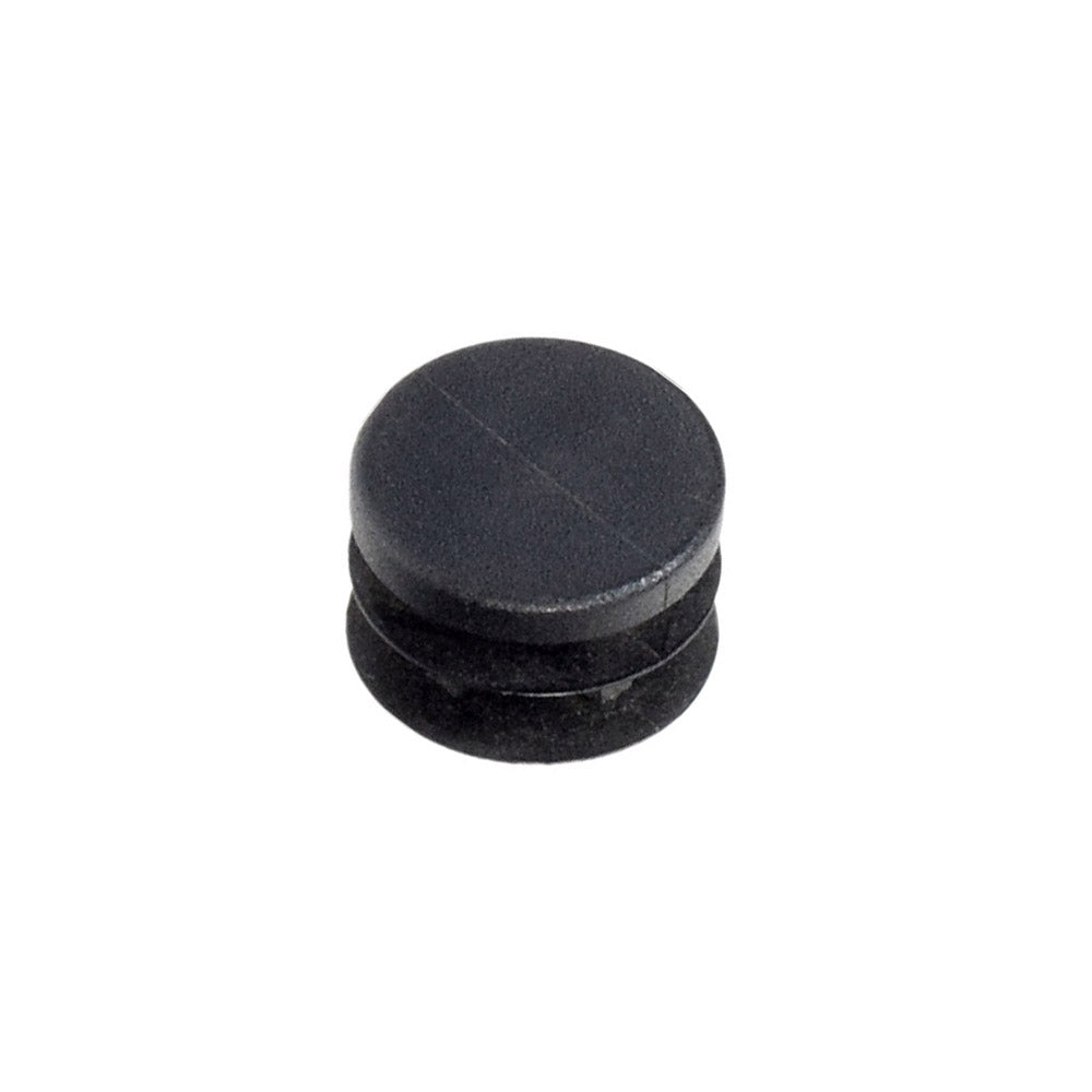 7/8 Bar End Cap Plug for 1 Handlebars, featuring a smooth, round design, suitable for bicycles, kick scooters, and mobility scooters.