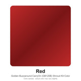 Red color sample for the Golden Buzzaround CarryOn GB120B shroud kit (MBA-0037)