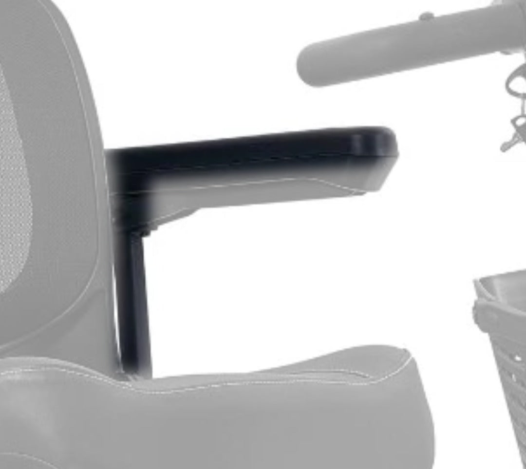 MBS-0048 Right Arm Frame highlighted on the Golden Buzzaround XL+ 4-Wheel (GB152)