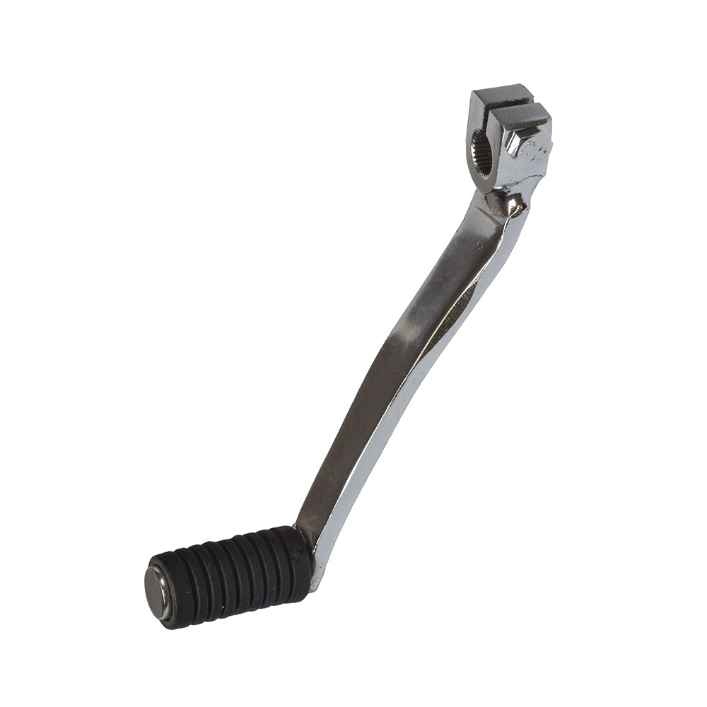 Gearshift Pedal with Flush Mount for 49cc - 150cc Dirt Bikes, featuring a silver and black metal lever, black plastic tube with a screw, ideal for custom dirt bike modifications.