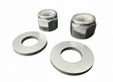3/4" Lock Nut & Washer Set for Go-Kart Axles & Hubs (Set of 2)