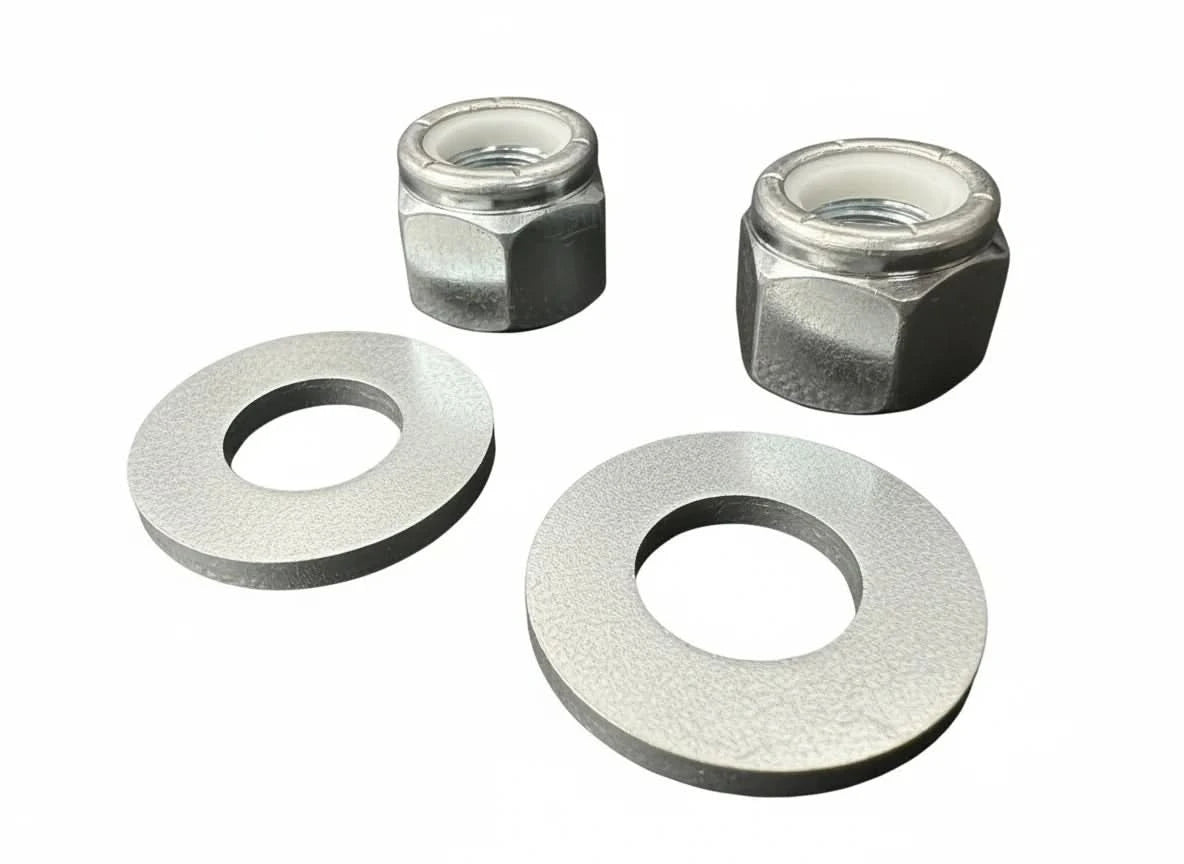 1" Diameter Axle Rod for Go-Karts With Hardware