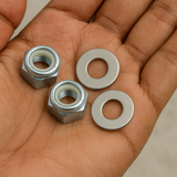 3/4" Lock Nut & Washer Set for Go-Kart Axles & Hubs (Set of 2)