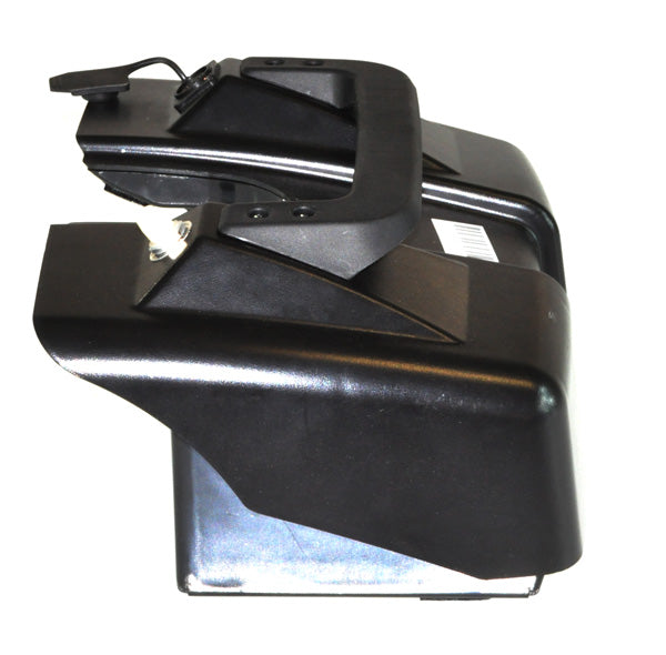 Battery Box Assembly with Batteries for the Go-Go Travel Vehicle (SC40/SC44) shown as a black machine with a white handle, designed for use as an OEM replacement or backup power source.