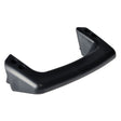 Grab Handle on Rear Shroud for the Golden Technologies Buzzaround Lite, featuring a black plastic design with holes, used for easier transport by mounting on the scooter's rear shroud.