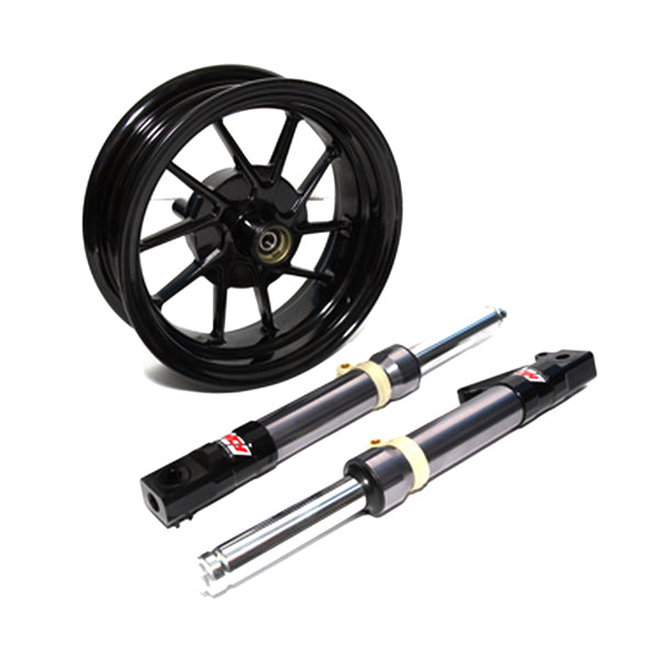 Titanium Front End Kit for the Honda Ruckus (NPS50) – Monster Scooter Parts
